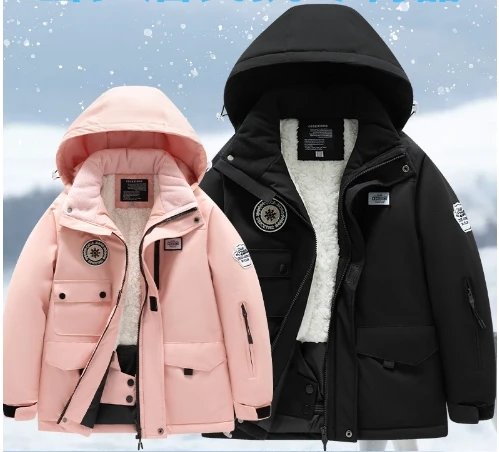 Professional Unisex XL Winter Ski Suit Windproof Waterproof Coat Kids Thick Warm Snow Play Full Set Heated Feature Plus Adults