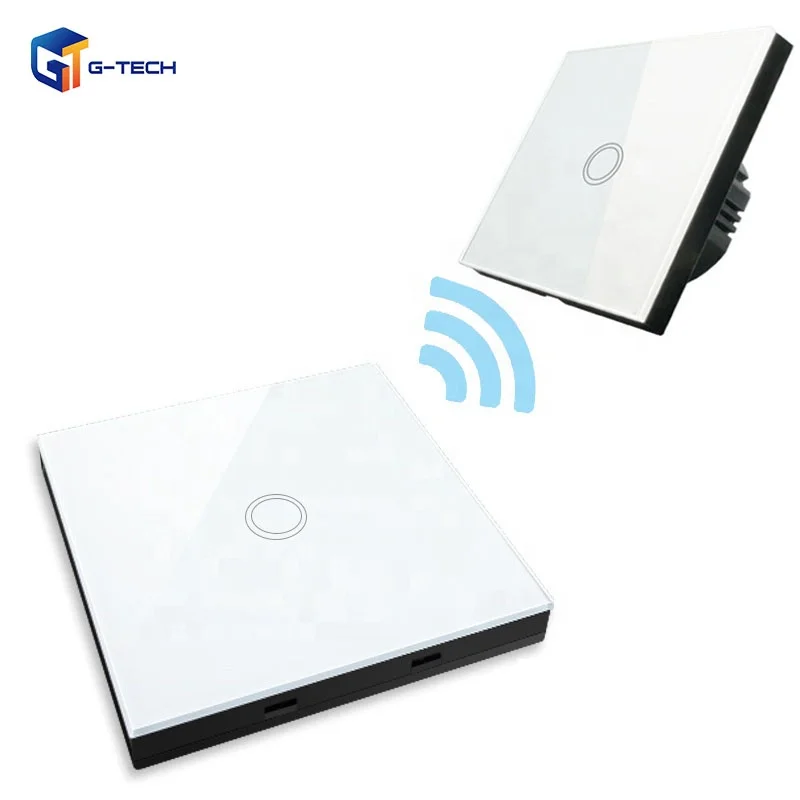 G-Tech Smart Switch Sticker 433MHZ 86 Type Wireless Remote Control Wall Touch Switch RF Controller Sticker smart home device