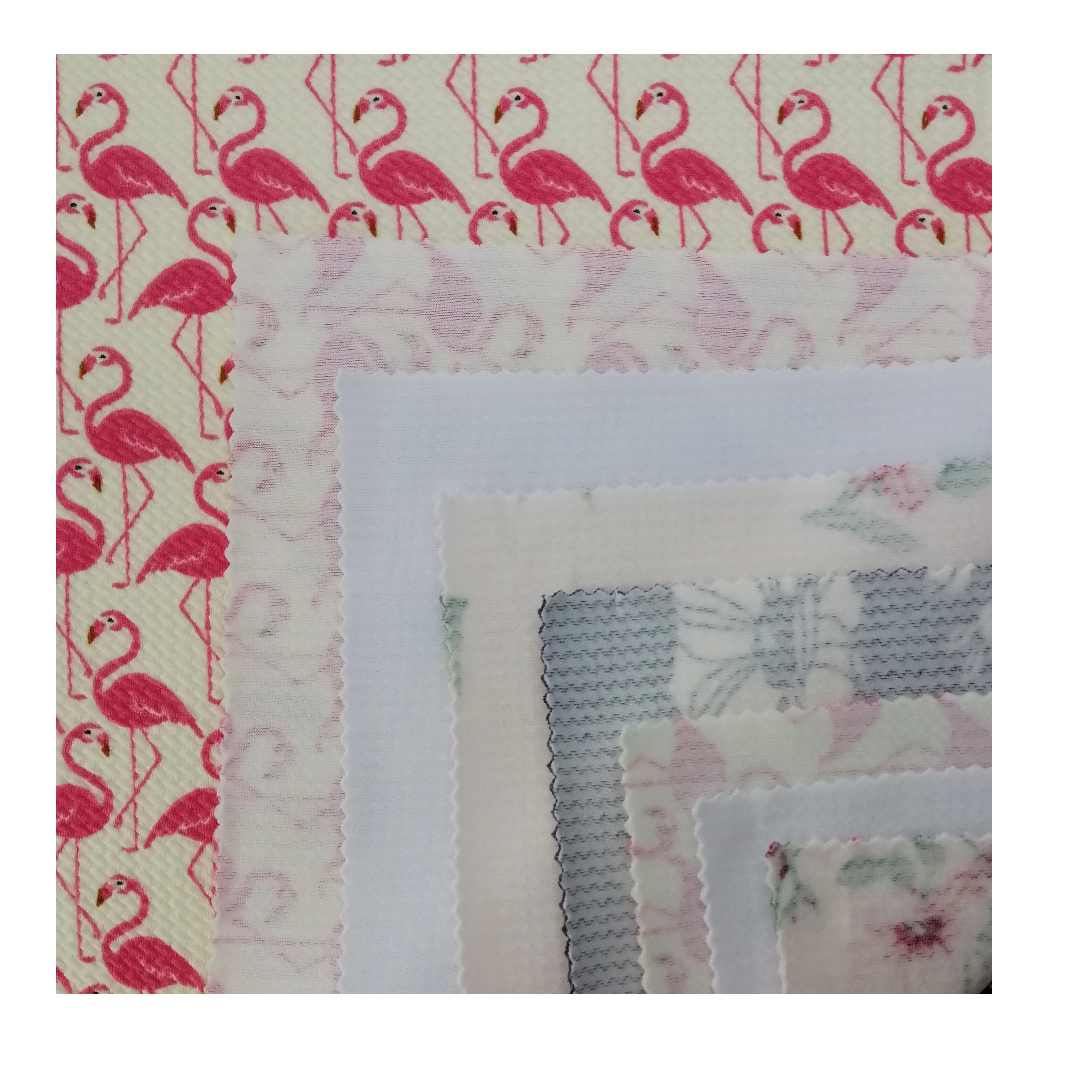 MEIJIALI Textile Hot Sale Printed Polyester Knit Bullet Textured Liverpool Fabric Bubble Fabric