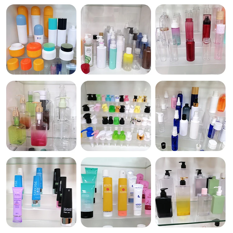 Factory Eco Friendly Round Pet White 350Ml Body Lotion Bottle Plastic Bottle