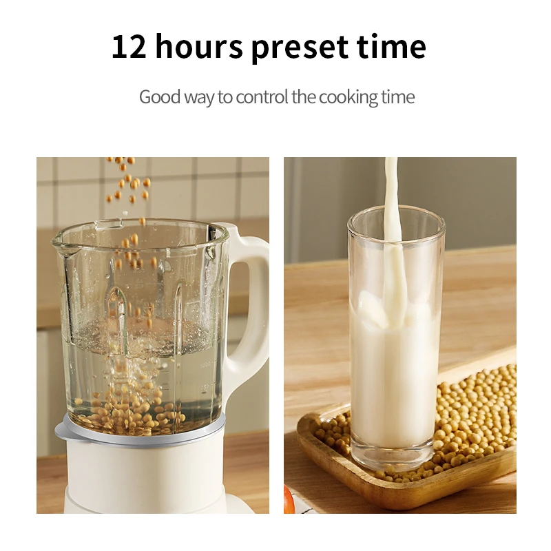 China quality supplier new design super thin baby food processor machine hot food soy milk juicer blender soup maker