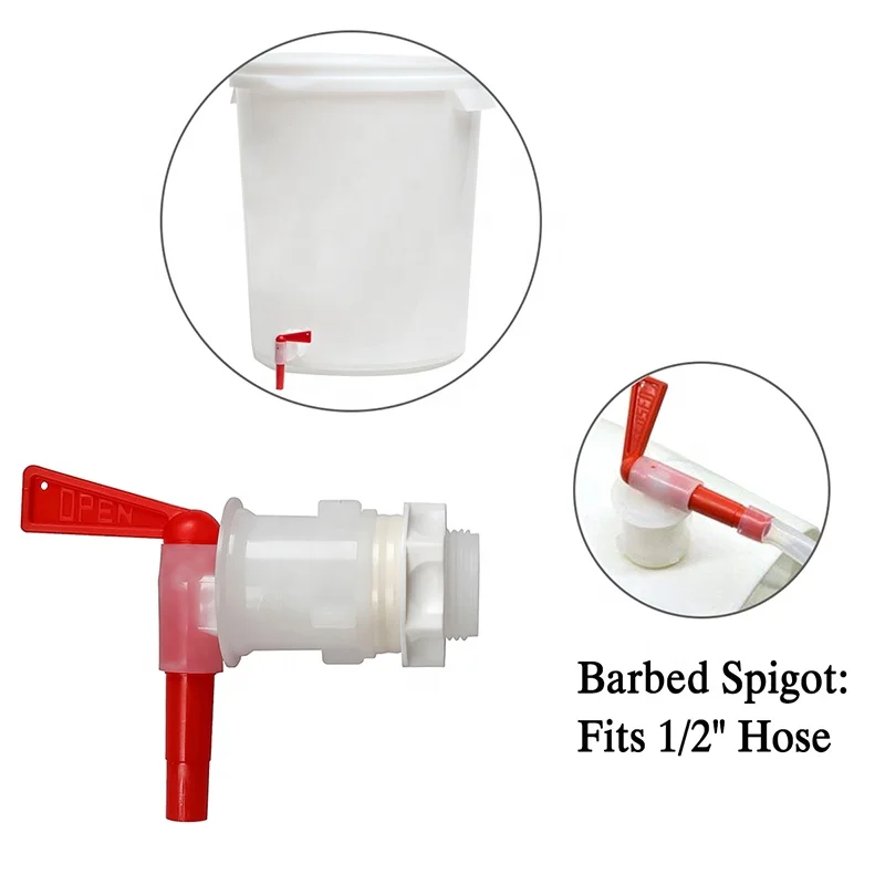 Plastic Bottling Bucket Plastic Beer Drink Faucet Tap