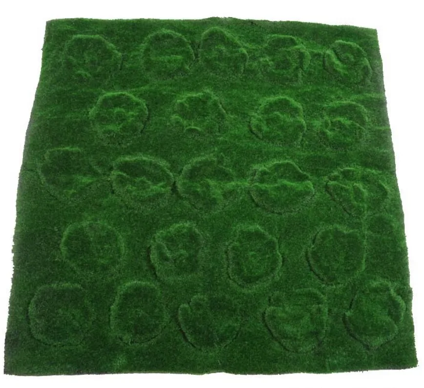 Floor laying mall window background wall decoration simulation moss