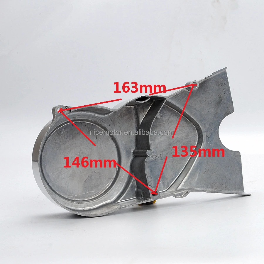  SILVER Engine Chain Sprocket Magneto Cover Casing Case 50-70- 110cc PIT Dirt Bike ATV