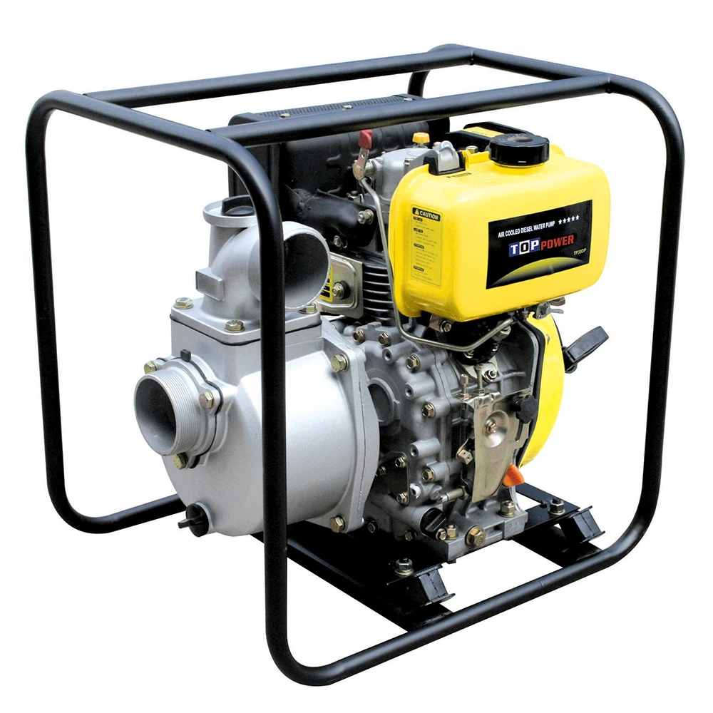 TP30DP 6HP Single Cylinder Engine 3 inch Diesel Water Pump For Agriculture
