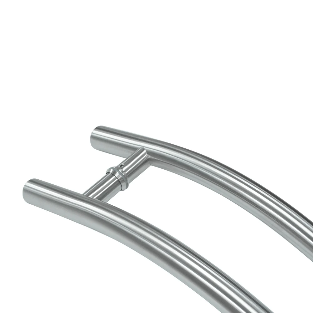 High quality 304 Stainless Steel Long tempered glass door wooden Door Handle