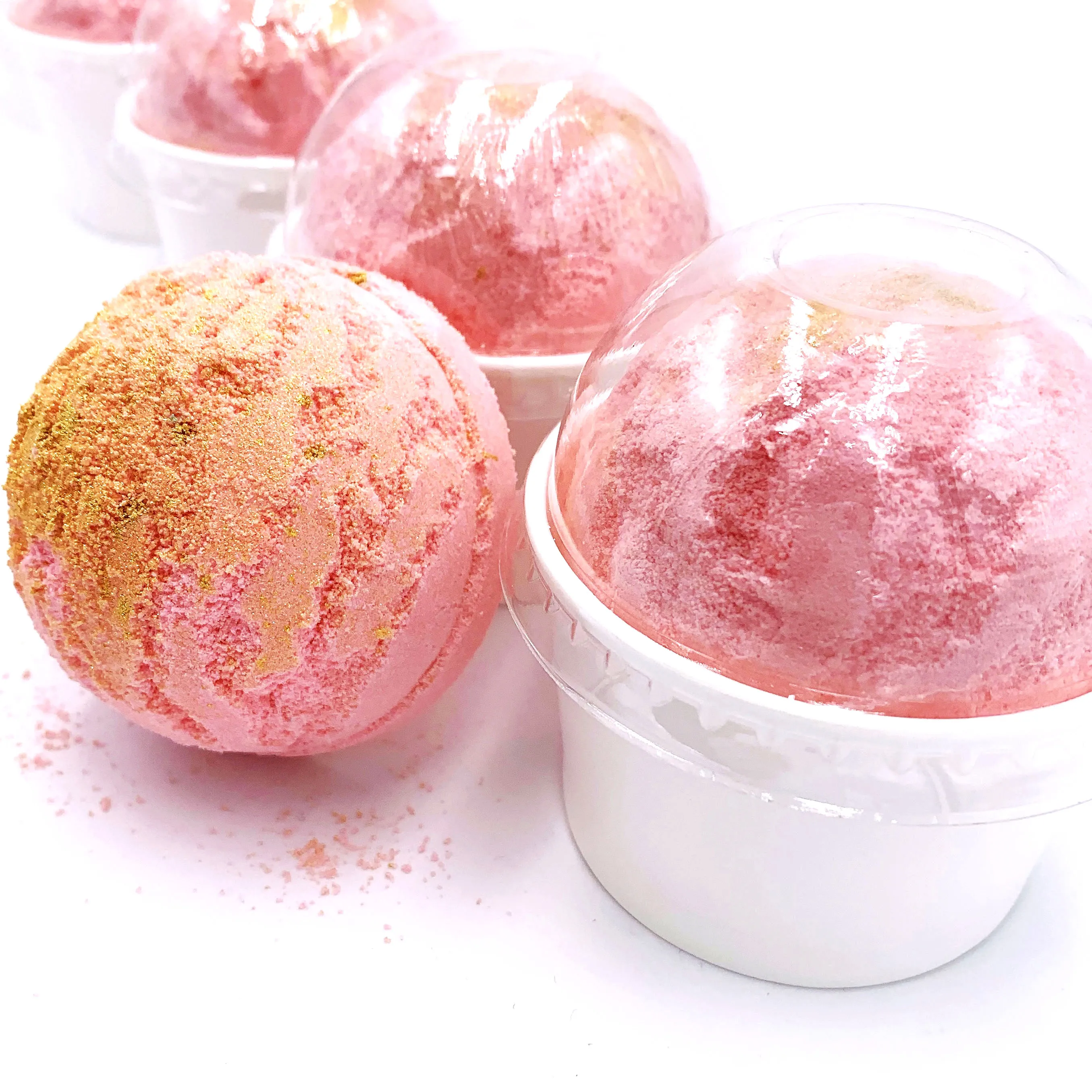 
OEM/ODM Polychromatic flower bubble bath bath salt ball explosion salt bubble bubble bath ball 