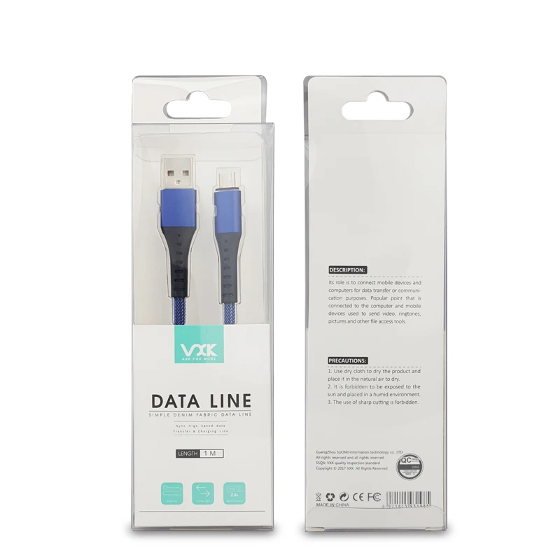 VXK cable micro usb fact charging