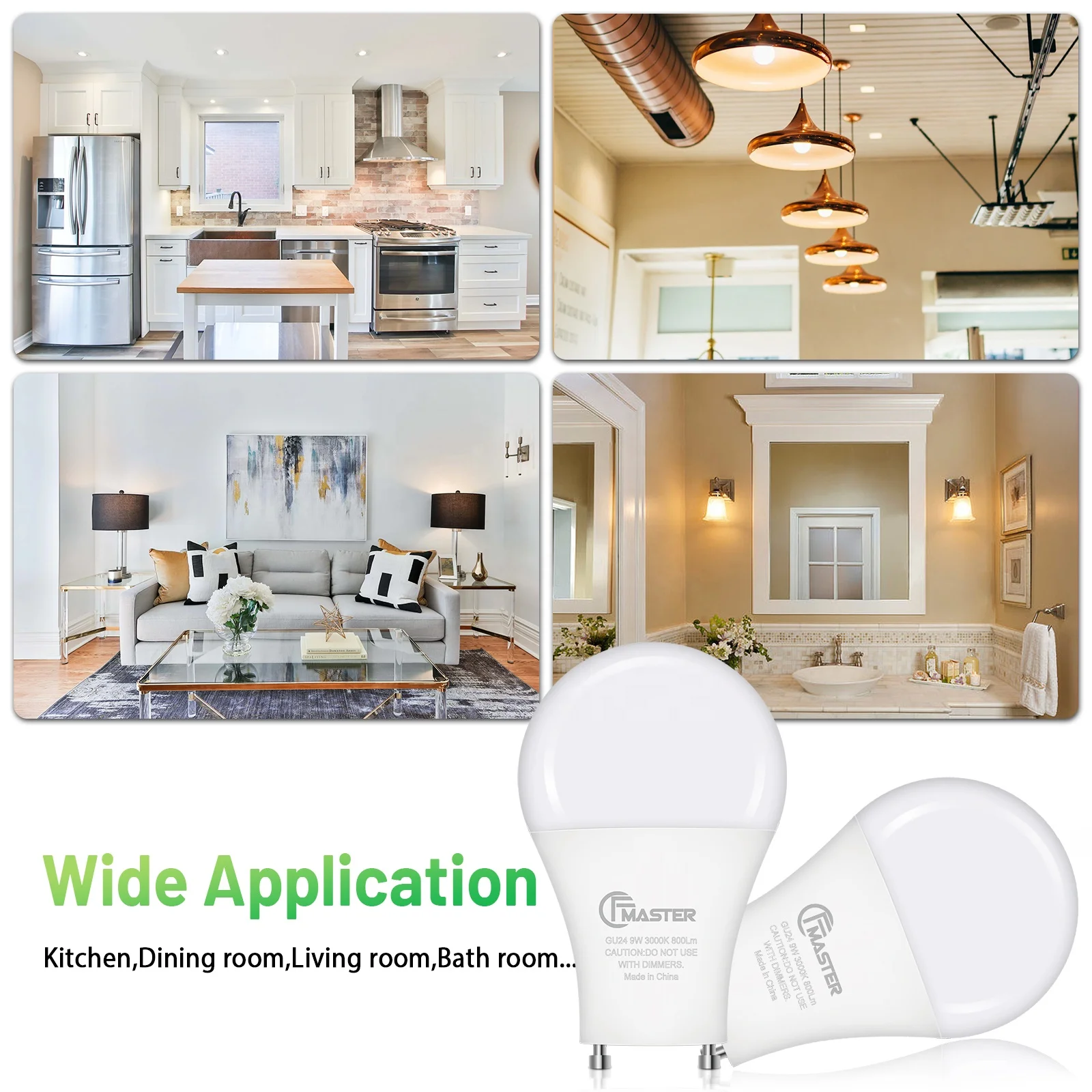 American a19 gu24 bulb led bulb ic driver 9w 110v led light bulb