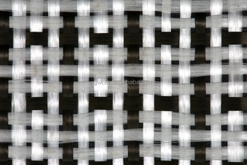 Hot Sale 3K 240GSM Carbon Fiber Kevlar Fabric Twill Woven Aramid Hybrid Fabric for Bags Flat and Roll Patterns