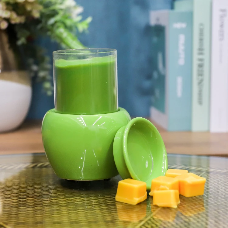 electric aromatherapy wax warmer essential oil burner ceramic hot plate wax melt warmer aroma censer candle jar warmer