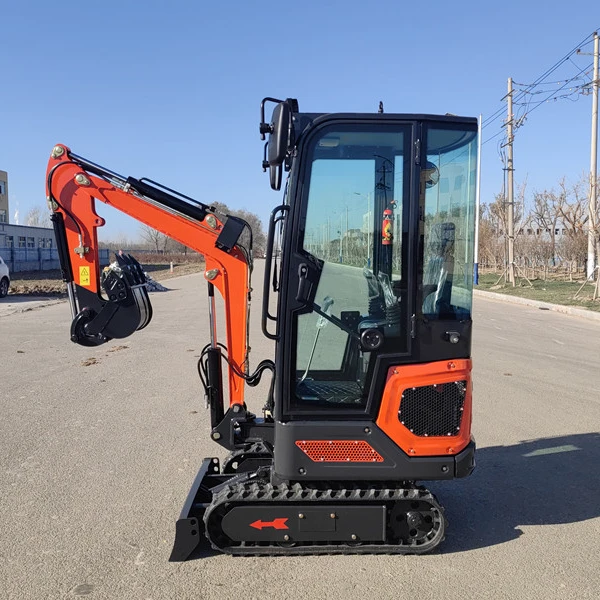 LX12 9B 1200kg mini excavator with close cabin cheap excavator for sale
