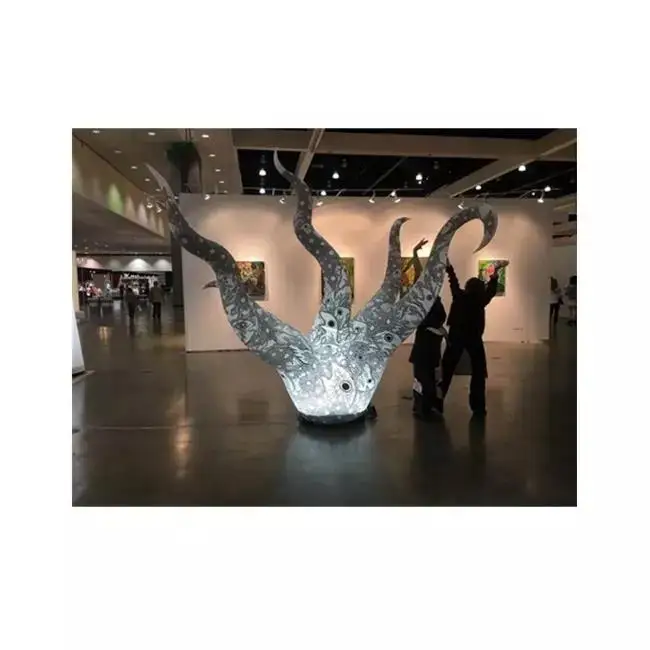 Beautiful hanging Jellyfish Lamp Ocean Theme Decoration Inflatable Fish for Party Event Display