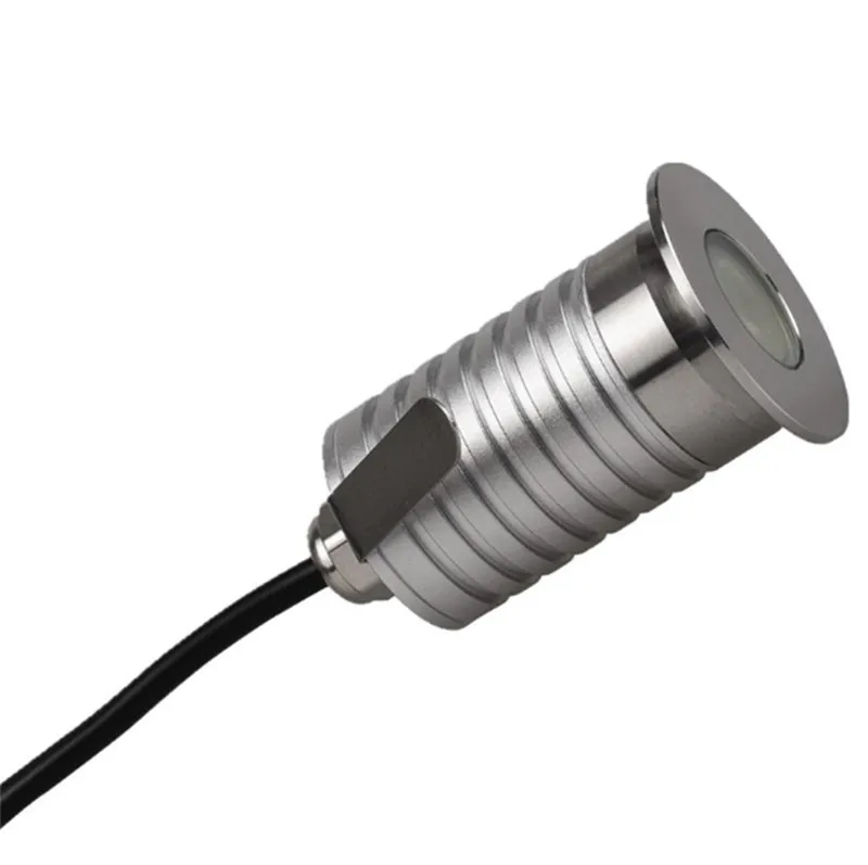 Waterproof IP67 Deck Step Lamp Round Light Terrace Ceiling Spotlight Recessed Stair Light Underground Spot Light