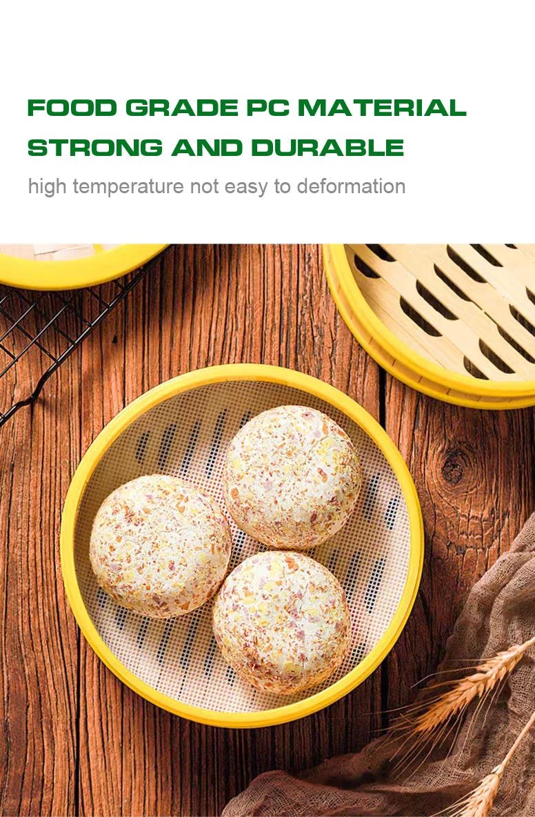 2024 hot sales Best Price Of Dim Sum&rice Basket 8 10 Inch Baskets bamboo Handle Wood Beef Steamer