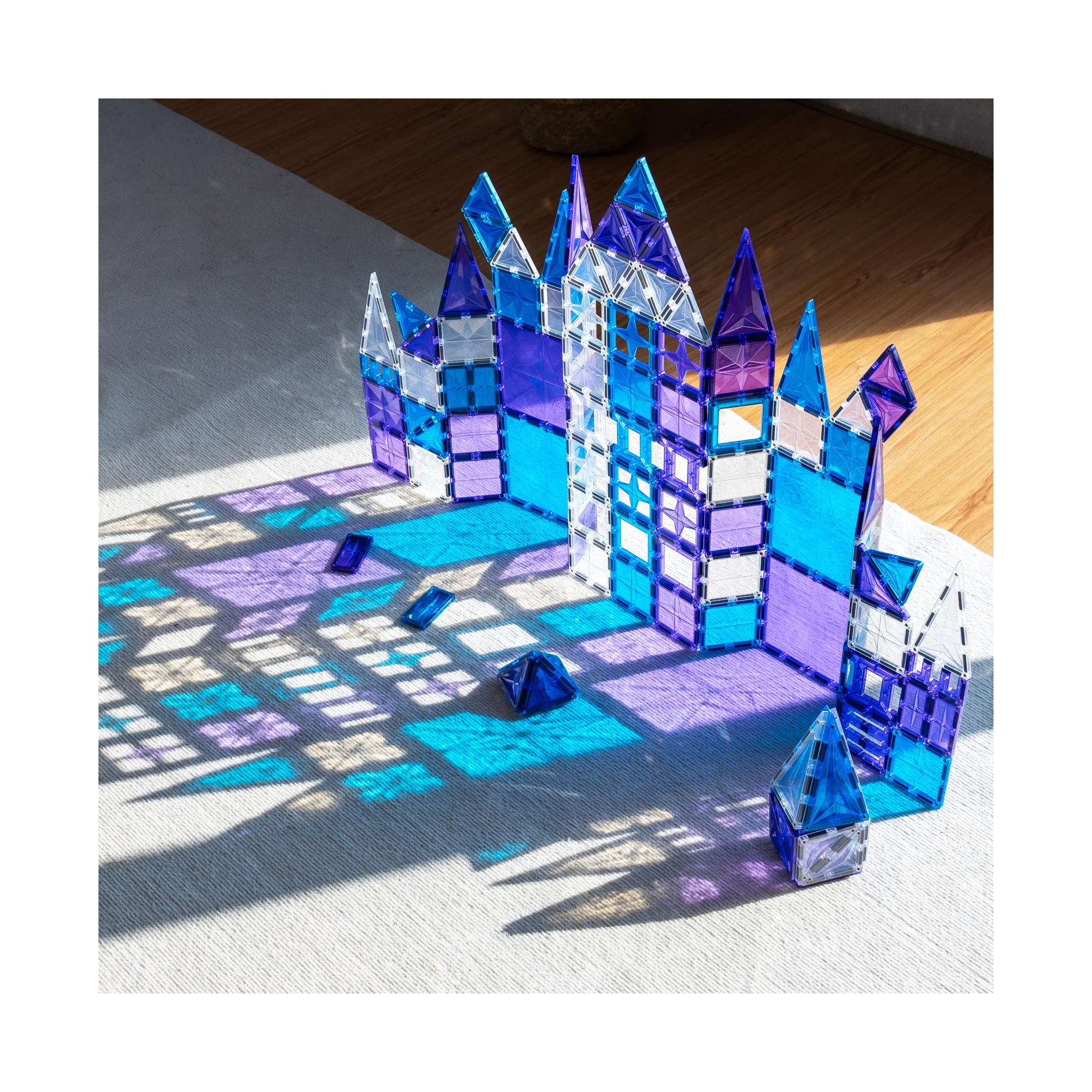 MNTL Creative ICE Magnetic Tiles Building Blocks Kids Diy Educational Montessori Stem Magnet Building Blocks Toys For Kids