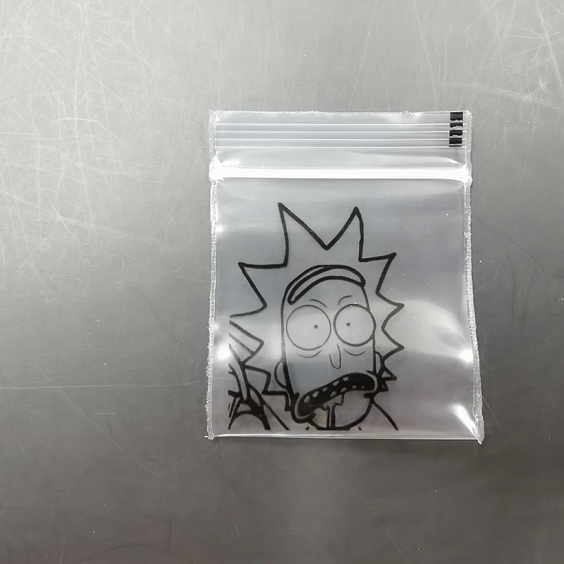 eco-friendly Hot selling customized drugs pills packaging plastic zip lock min bag WITH APPLE BRAND