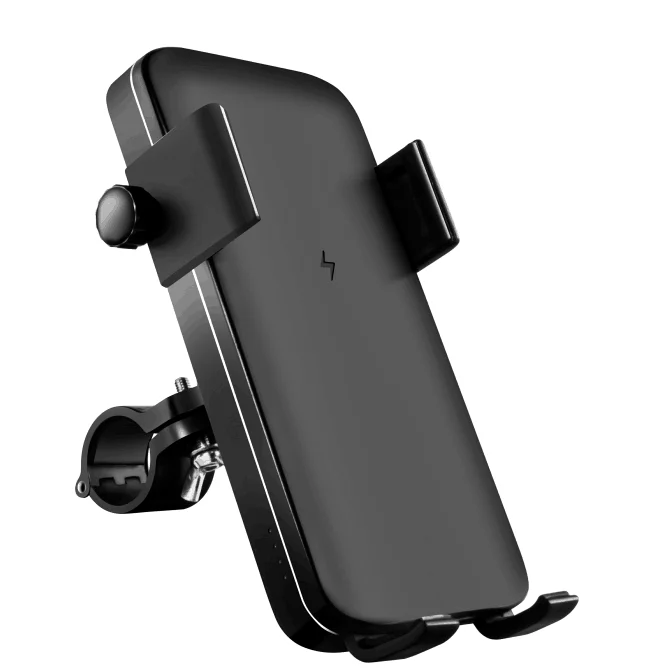 
Bike Motorcycle Power Bank Mobile Wireless Charger Portable 2 in 1 with Phone Mount Clamp Holder 