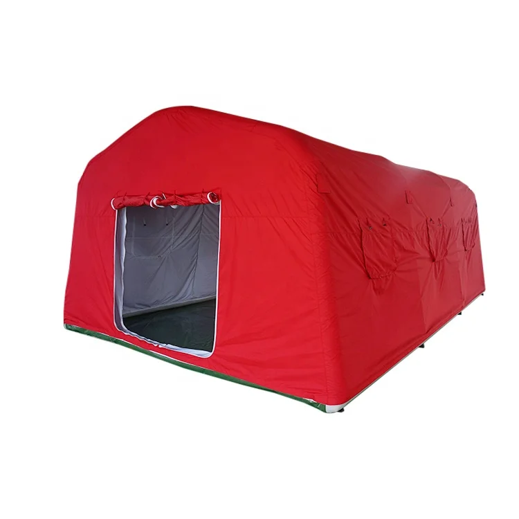 Large Waterproof PVC Tarpaulin and Oxford Fabric Inflatable Tent with rooms