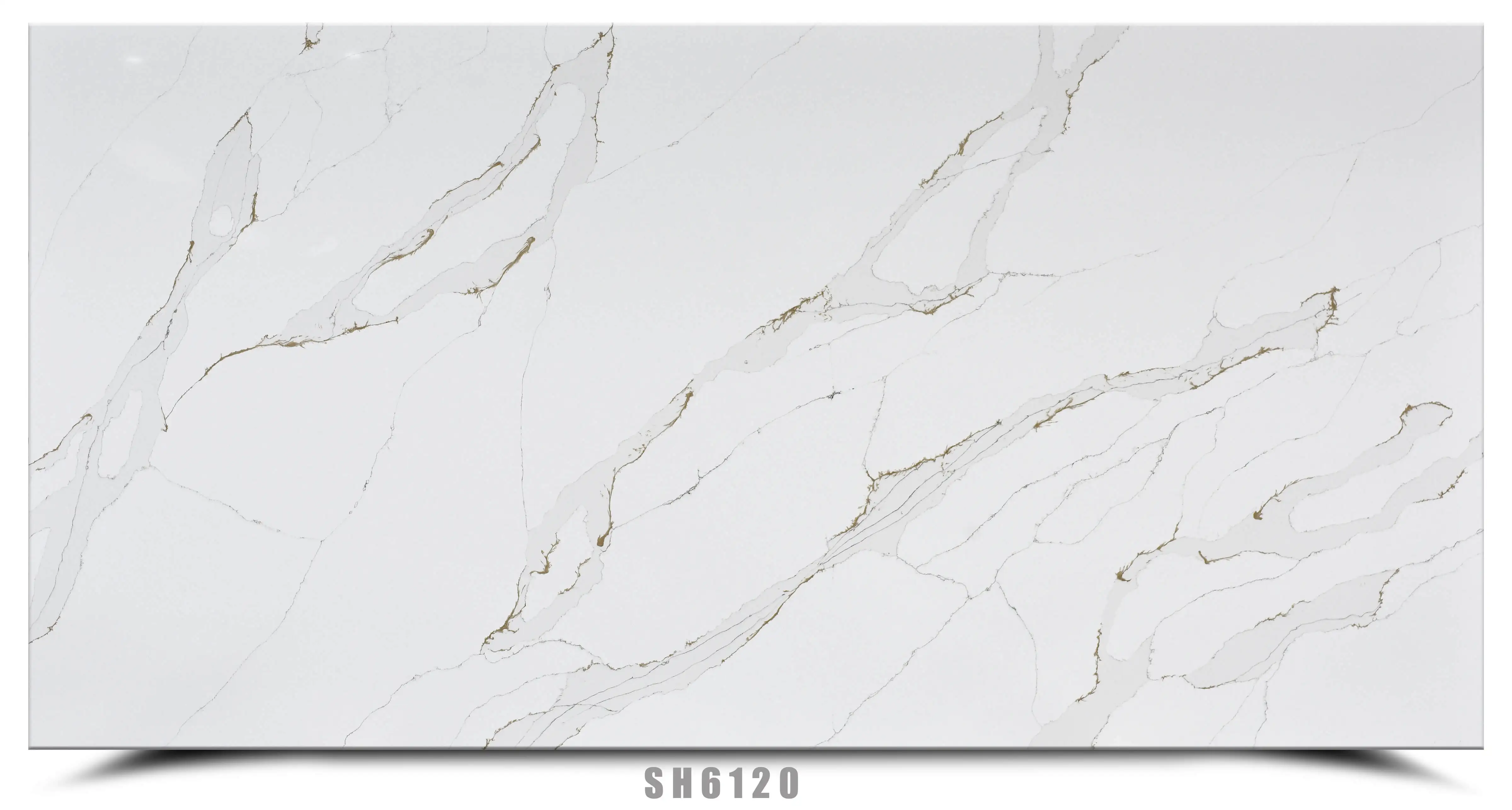 Artificial white calaeatta quartz stone quartz slab countertop building material factory sale quartz watches sink
