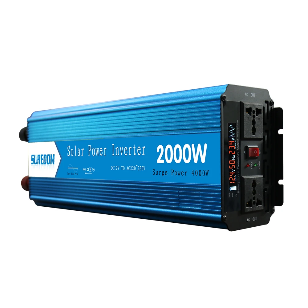 Suredom 2000w 3000W 4000W Dc 12v 24v To Ac 110v 220v Pure Sine Wave Inverter industrial Board