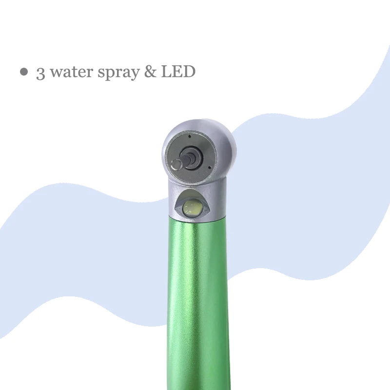Dental air rotor high speed handpiece led high speed dentistry air turbine led bearing electric generator handpiece