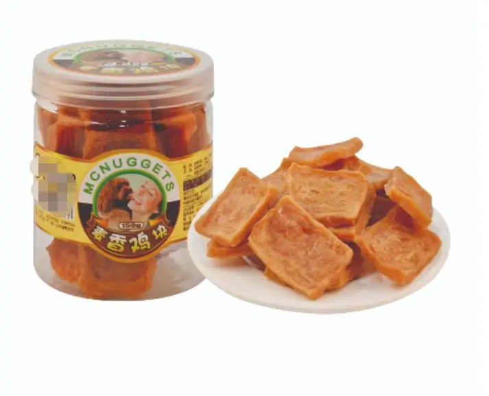 Oem/ODM Jerky Twists Chewy Skinless Bites Pet training chicken/duck/beef/lamb roll  Small chicken fillet molar  dog snack