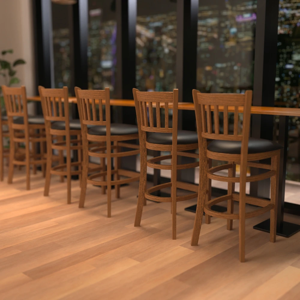 Dining Chairs and Table Restaurant Sets for Restaurant Furniture Bar Cheap Price Wooden Customized 10 Home Furniture Modern K/D