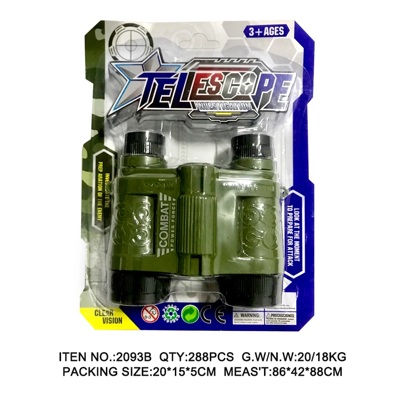 kids pretended toy Telescopes Green army role play kindergarten family hour childhood boys weapon outdoor war battle