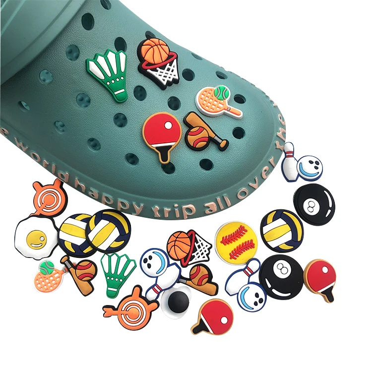 New skydiving shoes Extreme Sports Amulet Soft rubber Pvc shoe decoration removable shoe buckle blocking charm