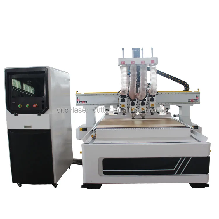 cnc router atc Four process 3D Wood CNC router Woodworking Machinery for cabinet furniture door 3axis cnc cutting router