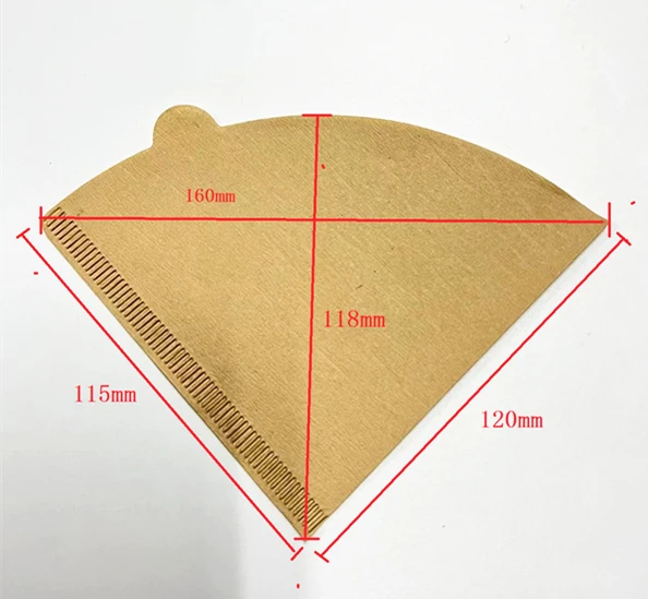 Coffee & tea bag filter paper V Shape paper filters for ceramic dripper coffee maker