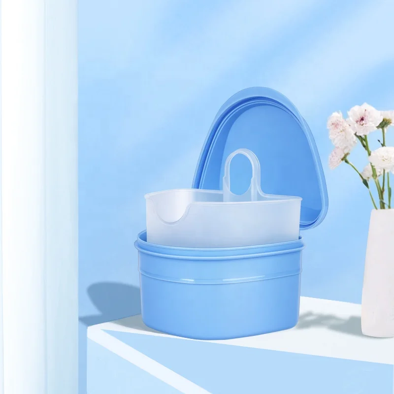 Factory direct price storage oral care products denture case bath brush set denture box