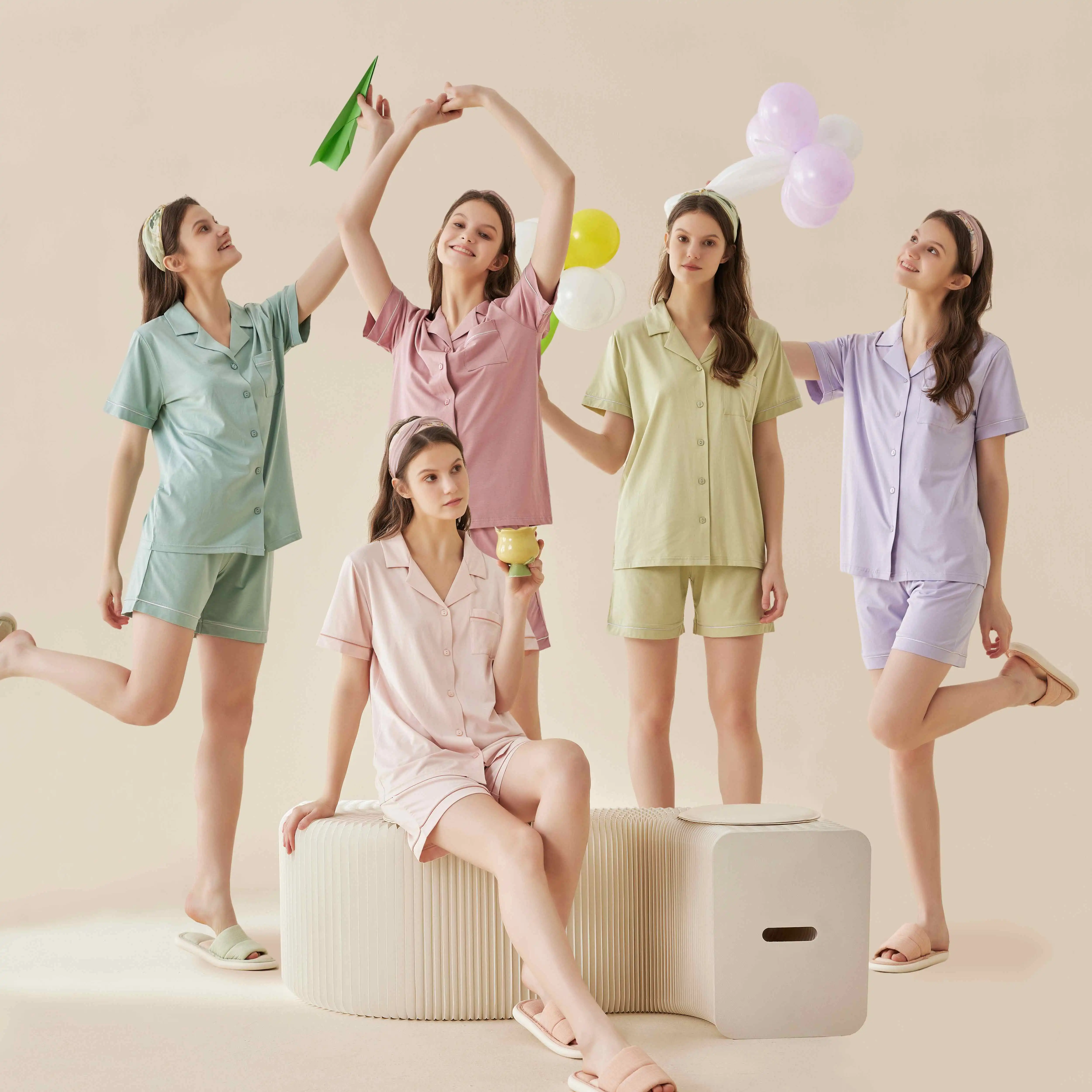 Супер мягкая Женская Роскошная Домашняя одежда для отдыха Модальная Хлопковая пижама женщин и мужчин