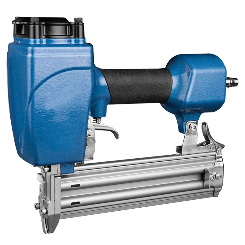 High Quality Air Nailer Gun Straight Nail Gun Pneumatic Nailing Stapler Furniture Wire Stapler// Color Paper Box Hydraulic 2in