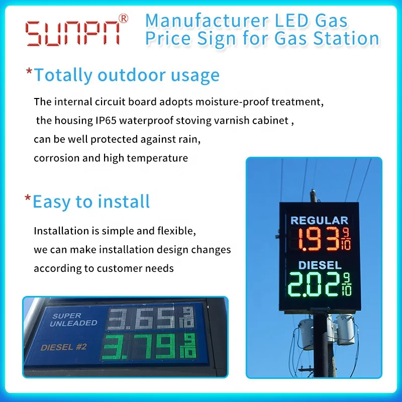 led price sign petrol gas station screen xxx vxxx gas station led price digital sign led price sign screen xxx vxxx