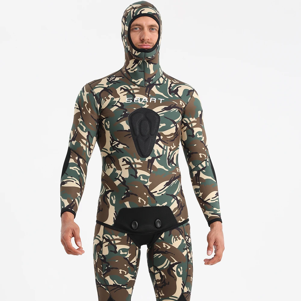 SBART Factory Supply Neoprene Wet Suit Surf Clothing For Kayak Two Piece  Opencell Full Body Snorkeling Spearfishing Wetsuit