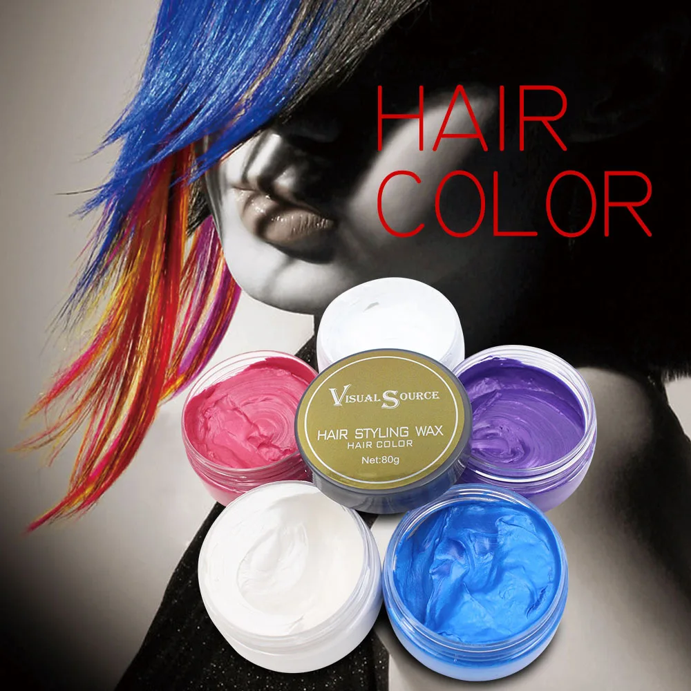 OEM/ODM visualsource Color Matte Hair Wax,color styling