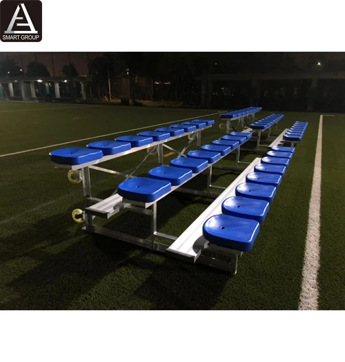 Outdoor Indoor Metal Mobile Bleachers Chair Soccer Ball Game Bleachers On Sale