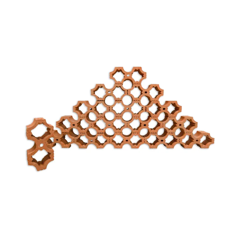 House Yard Decorative Terracotta Bricks Wall Tiles Perforated Hollow Wind