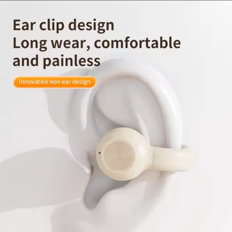 Hot-Selling Z28 Mini Ear Clip HeadphoneBT5.3 Wireless Business Earphone Non In Ear TWS OWS Earbuds Music Headset