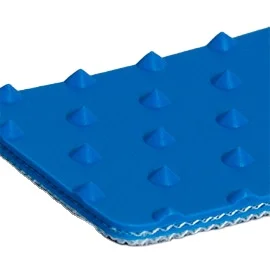 PU Food Grade Conveyor Belt For Cutting Vegetable Spike Pattern