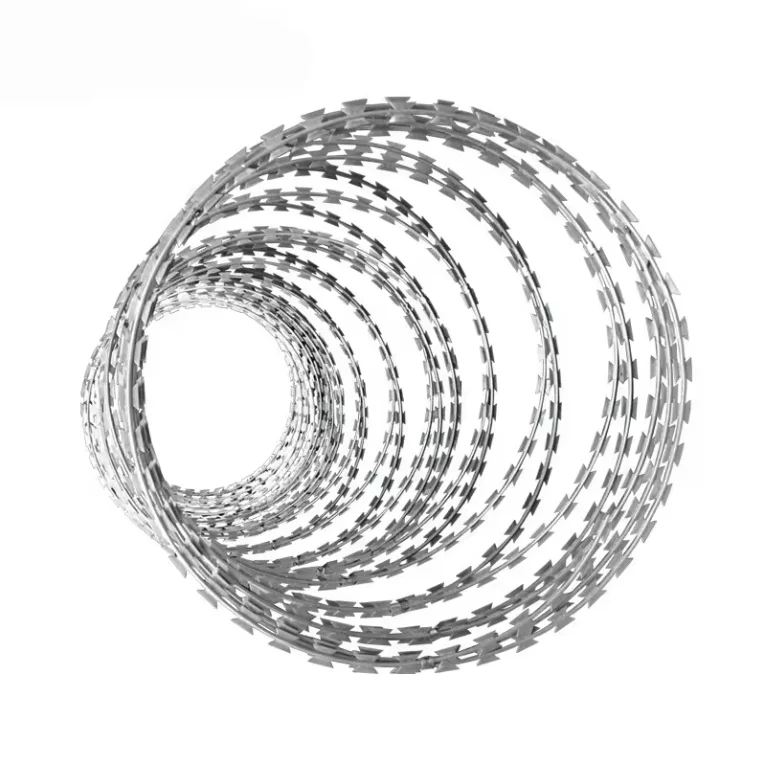 Best Price Bto 22 Concertina Wire Hot Dipped Galvanized stainless steel Razor Barbed Wire