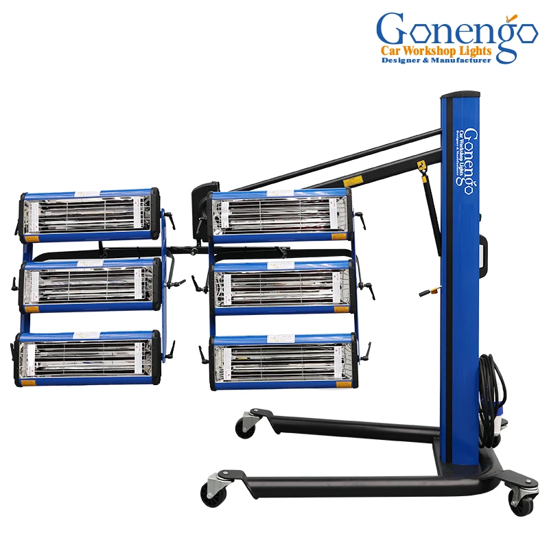 Hot Sell Infrared Paint Curing Lamp High-end Infrared Heater Lamp For Curing Powder Paint 6000W