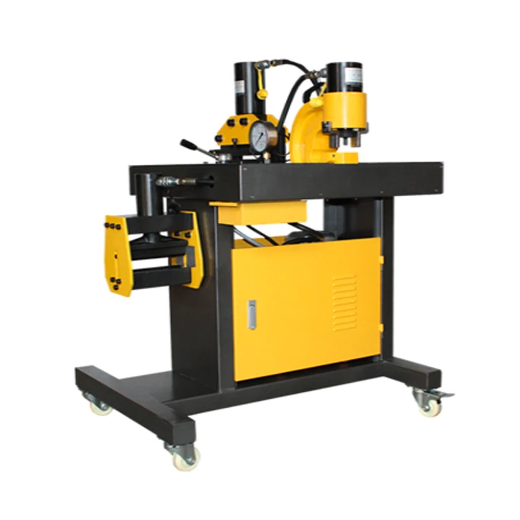 
VHB-200 Multifunction Busbar Processor cutting bending punching 3-in-1 Hydraulic Busbar Processing Machine 