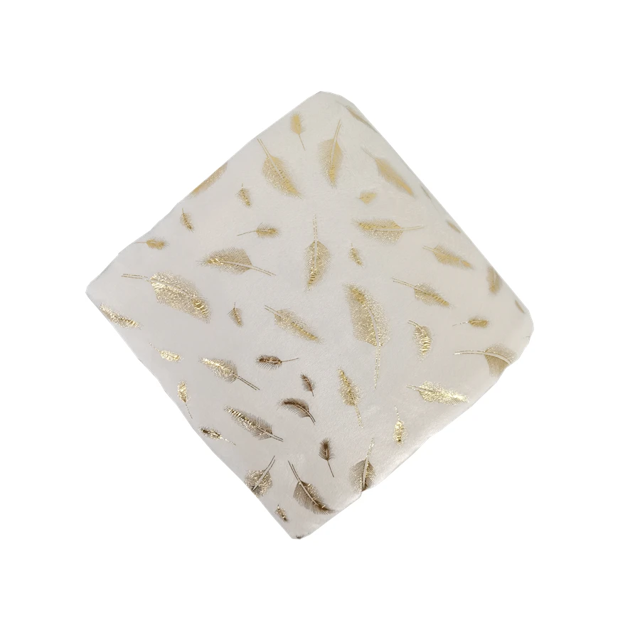 Manufacture 100% Polyester Foil Print Flannel Fleece Throw Blanket