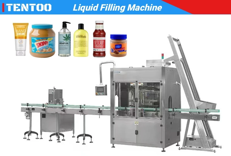 Fully Automatic liquid filling machine Honey Tomato Paste sauce filling sealing Packing Machine