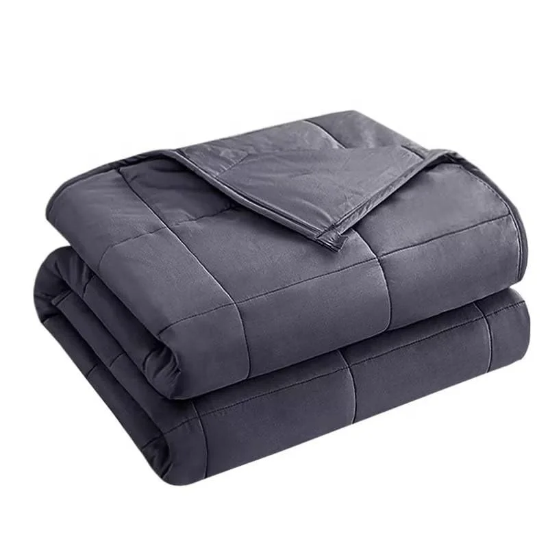 Bindi Queen Size Super Heavy Grey Breathable Gravity Blanket Weighted Blankets for Adults