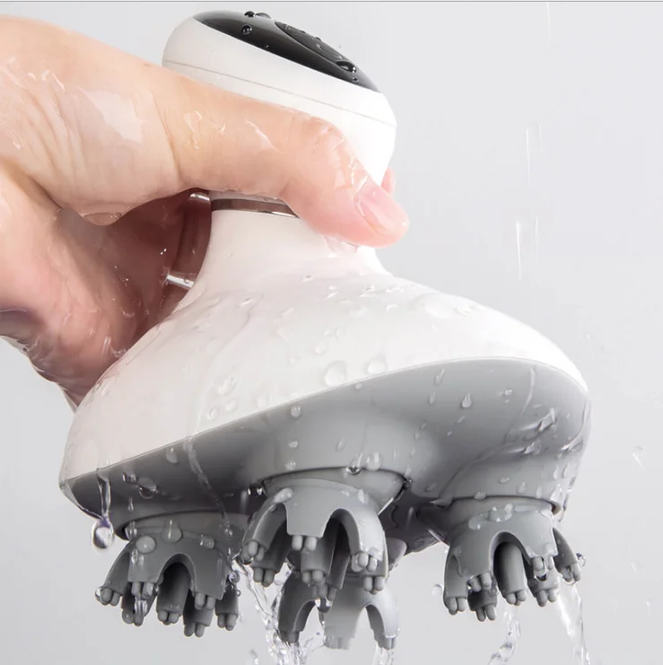 
Waterproof Electric Wireless Kneading Scalp Dragon Gripping Relieve Headache Scalp Massager Head Massager for kids 