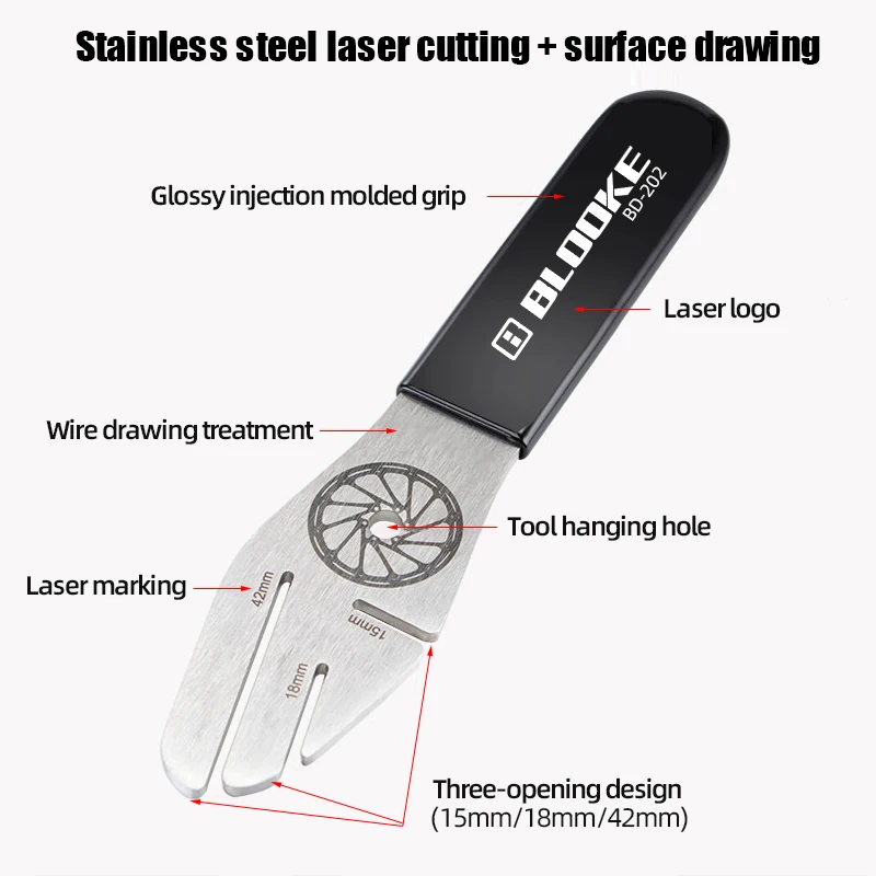 BLOOKE Bicycle Brake Disc Accessories Auxiliary Tool Bike Brake Disc Rotor Calibration Tool